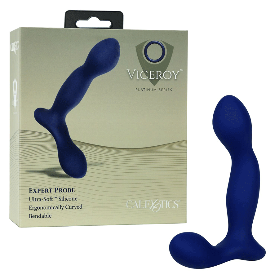 Viceroy Platinum Series Expert Blue Silicone Anal Probe by Cal Exotics Anal Sex Toys