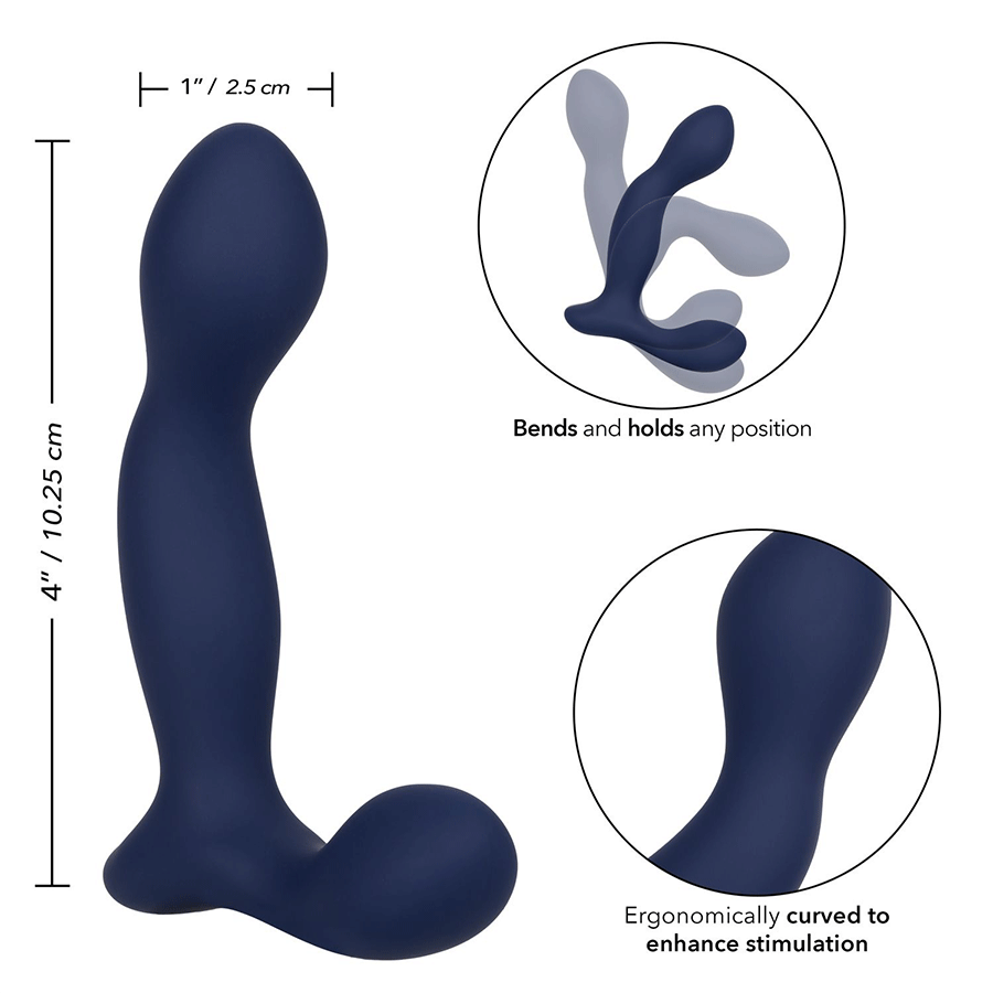 Viceroy Platinum Series Expert Blue Silicone Anal Probe by Cal Exotics Anal Sex Toys