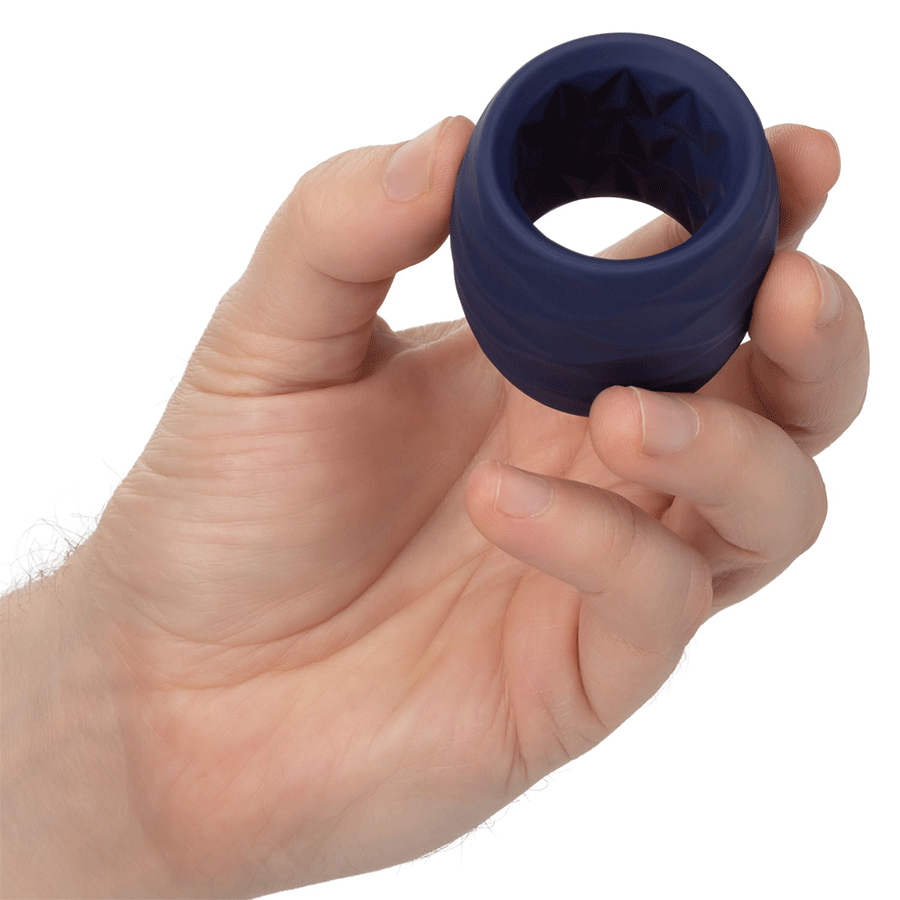 Viceroy Reverse Endurance Ring Blue Silicone Cock Ring by Cal Exotics Cock Rings
