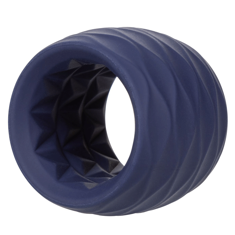 Viceroy Reverse Endurance Ring Blue Silicone Cock Ring by Cal Exotics Cock Rings