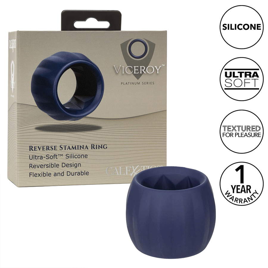 Viceroy Reverse Stamina Silicone Cock Ring by Cal Exotics Cock Rings