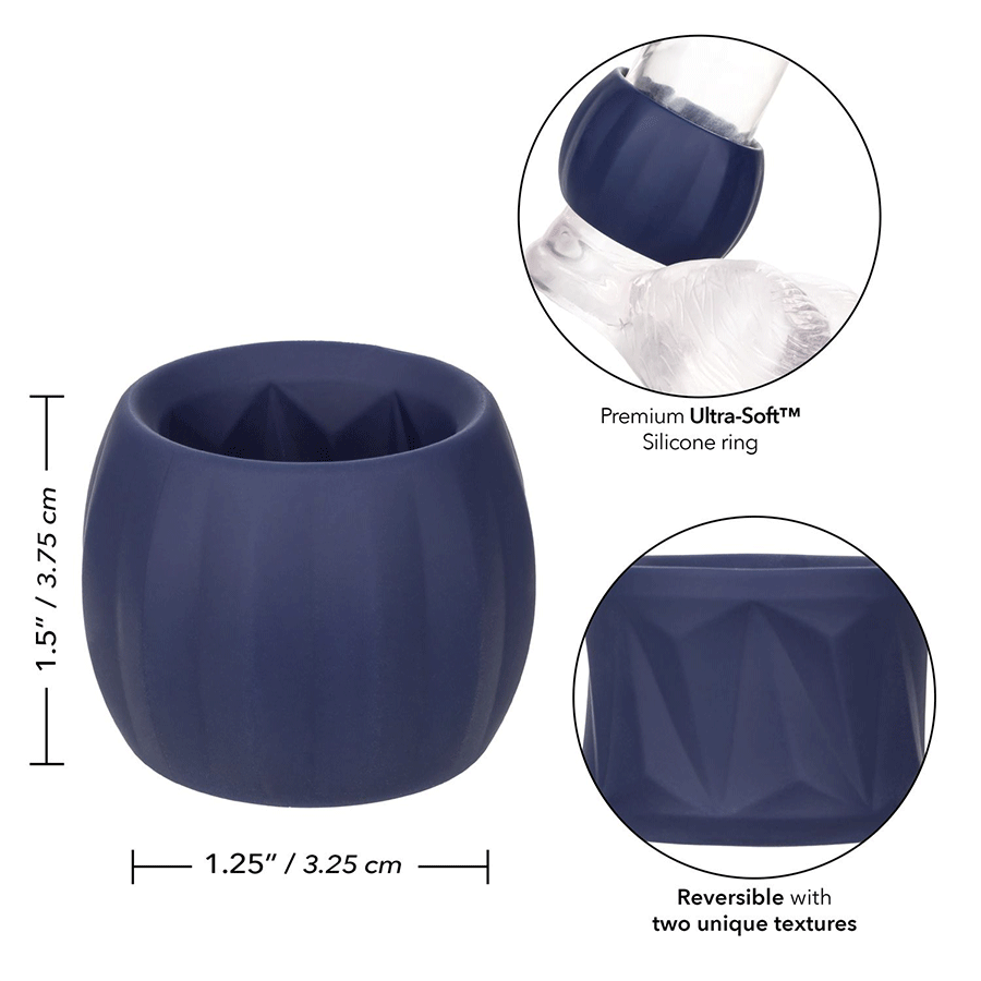 Viceroy Reverse Stamina Silicone Cock Ring by Cal Exotics Cock Rings