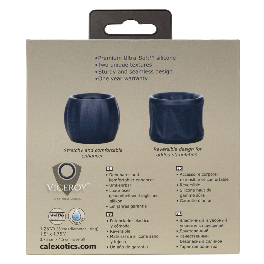 Viceroy Reverse Stamina Silicone Cock Ring by Cal Exotics Cock Rings