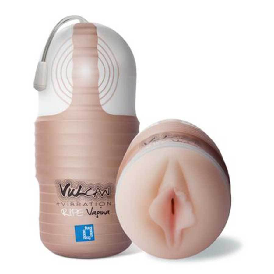 Vulcan Vibrating Pocket Pussy Ripe Vagina Male Masturbator Stroker Masturbators