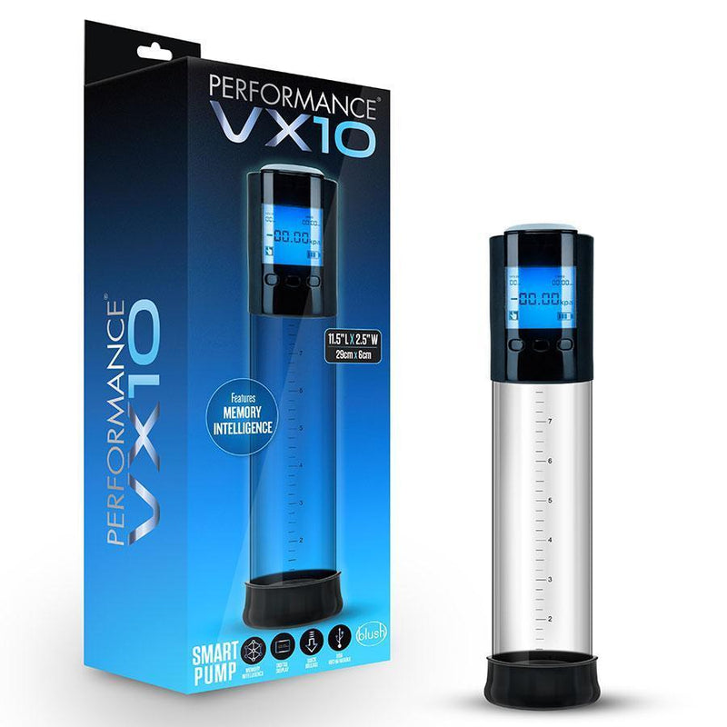 VX10 Automatic Smart Penis Pump | Rechargeable Electric Dick Enlarger by Blush Novelties Penis Pumps
