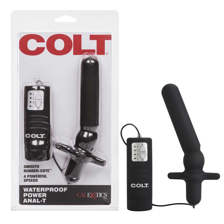 Waterproof Anal T Vibrating Probe with Controller by Colt Waterproof Anal T Vibrating Probe with Controller by Colt