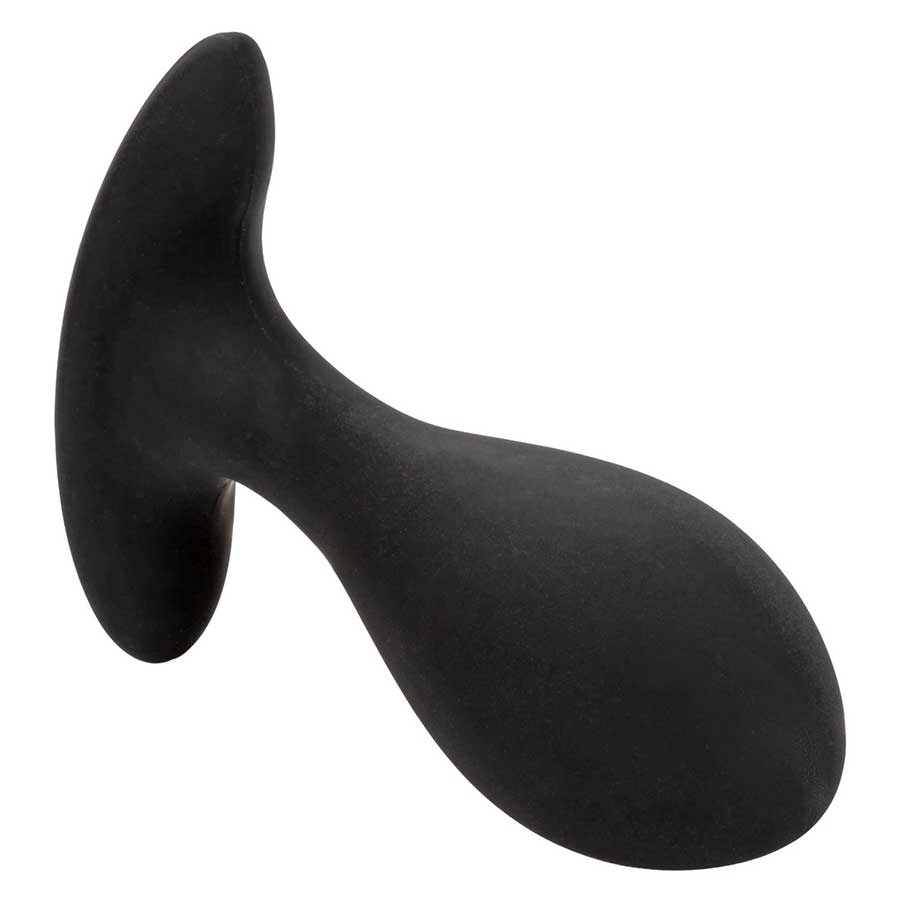 Weighted Black Silicone Inflatable Anal Plug by Cal Exotics Anal Sex Toys