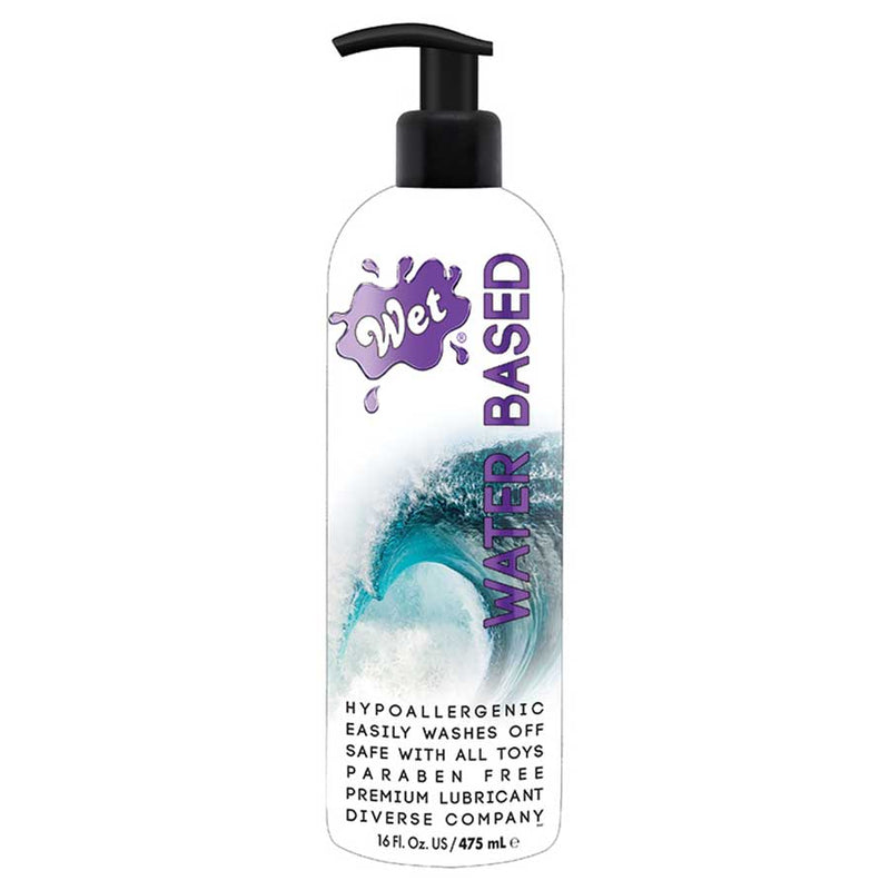 Wet Water-Based Premium Personal Lubricant Lubricant 16 oz