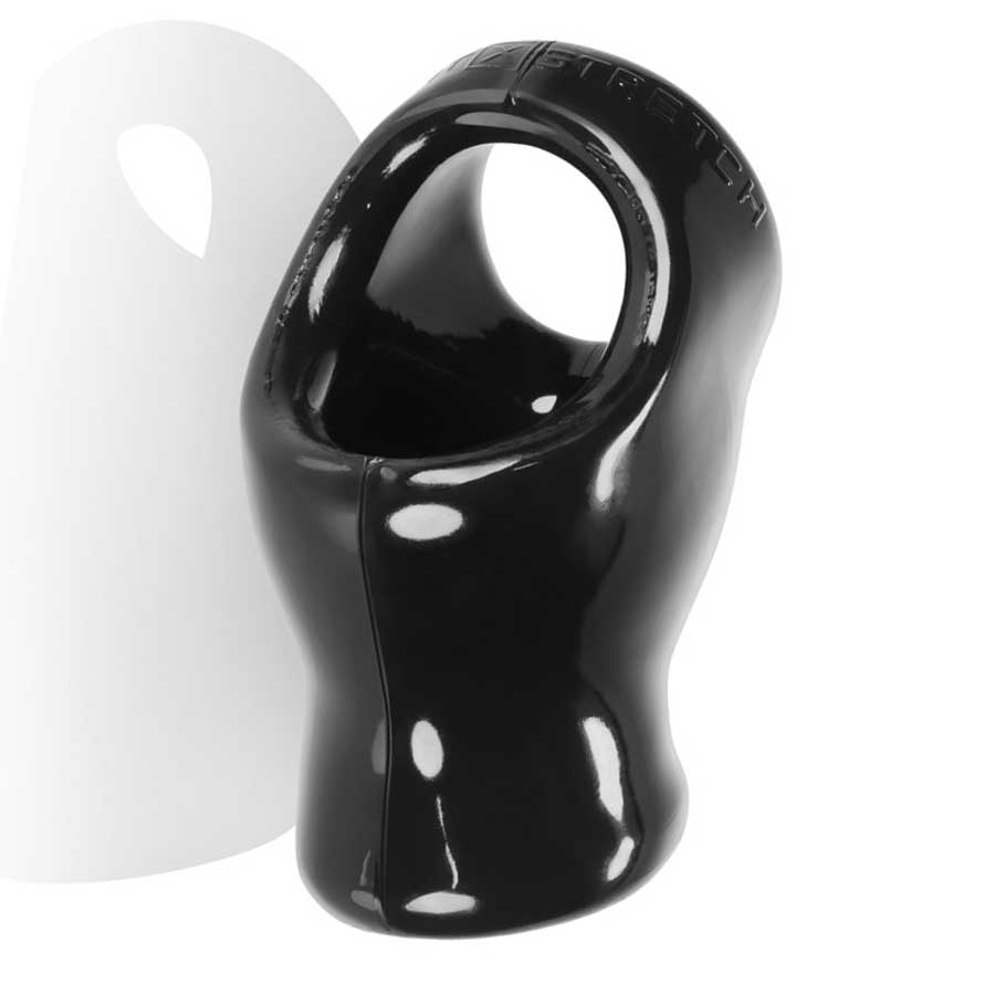 X-Stretch Unit-X Cock Ring &amp; Ball Stretcher by Oxballs Cock Rings Black