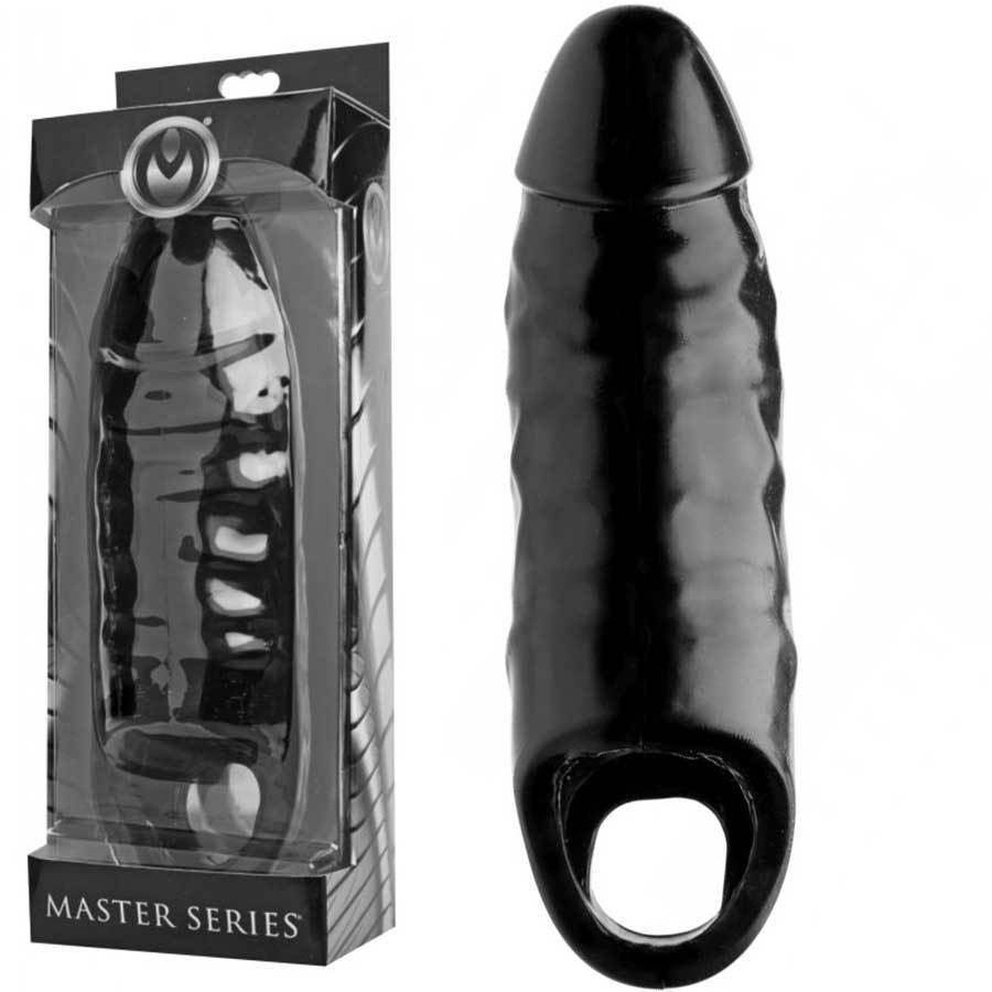 XL Mamba Penis Extension Sleeve 7 Inch Black Cock Sheath Cock Sheaths