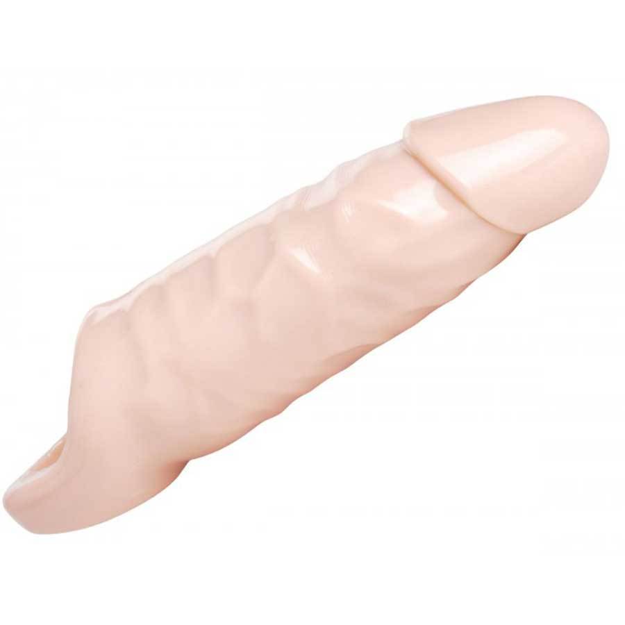 XL Thick Natural 6.5 Inch Tan Penis Sleeve &amp; Girth Enhancer Cock Sheaths