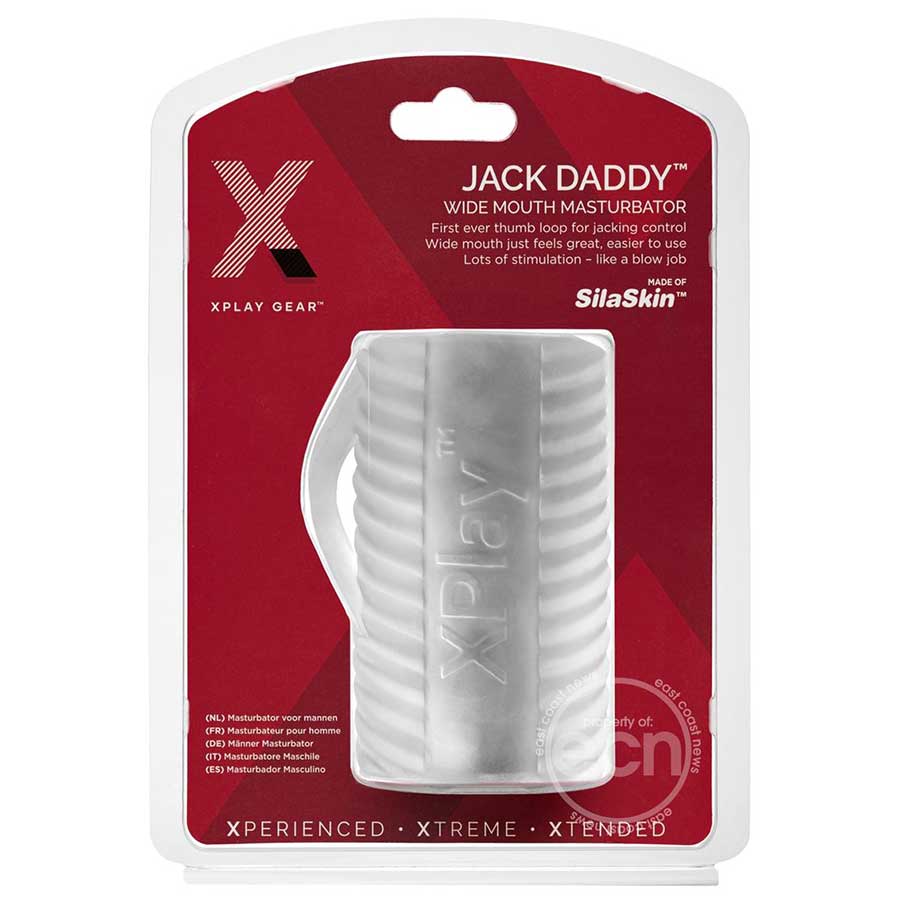 Xplay Jack Daddy Clear Masturbating Stroker by Perfect Fit Masturbators