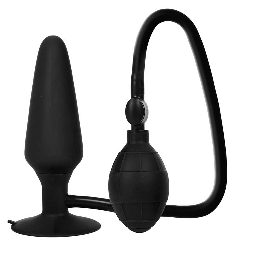 XXL Black Inflatable Pumper Butt Plug by Colt XXL Black Inflatable Pumper Butt Plug by Colt