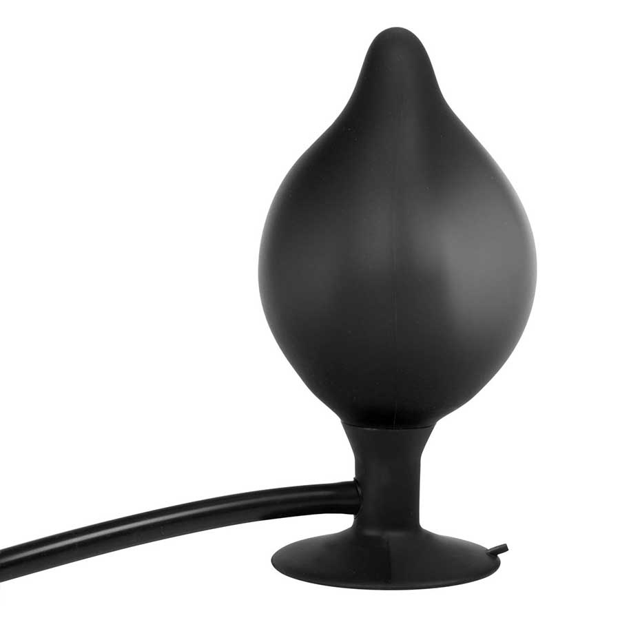 XXL Black Inflatable Pumper Butt Plug by Colt XXL Black Inflatable Pumper Butt Plug by Colt