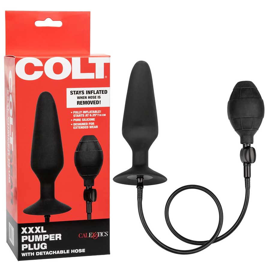 XXXL Pumper Plug with Detachable Hose by COLT Anal Sex Toys