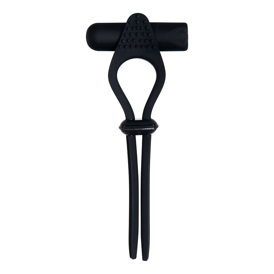 Zero Tolerance Silicone Adjustable Tie Affair Vibrating Black Cock Ring Cock Rings