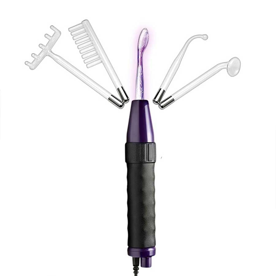 Zeus Deluxe Edition Twilight Violet Wand Electro-Stim Kit Accessories