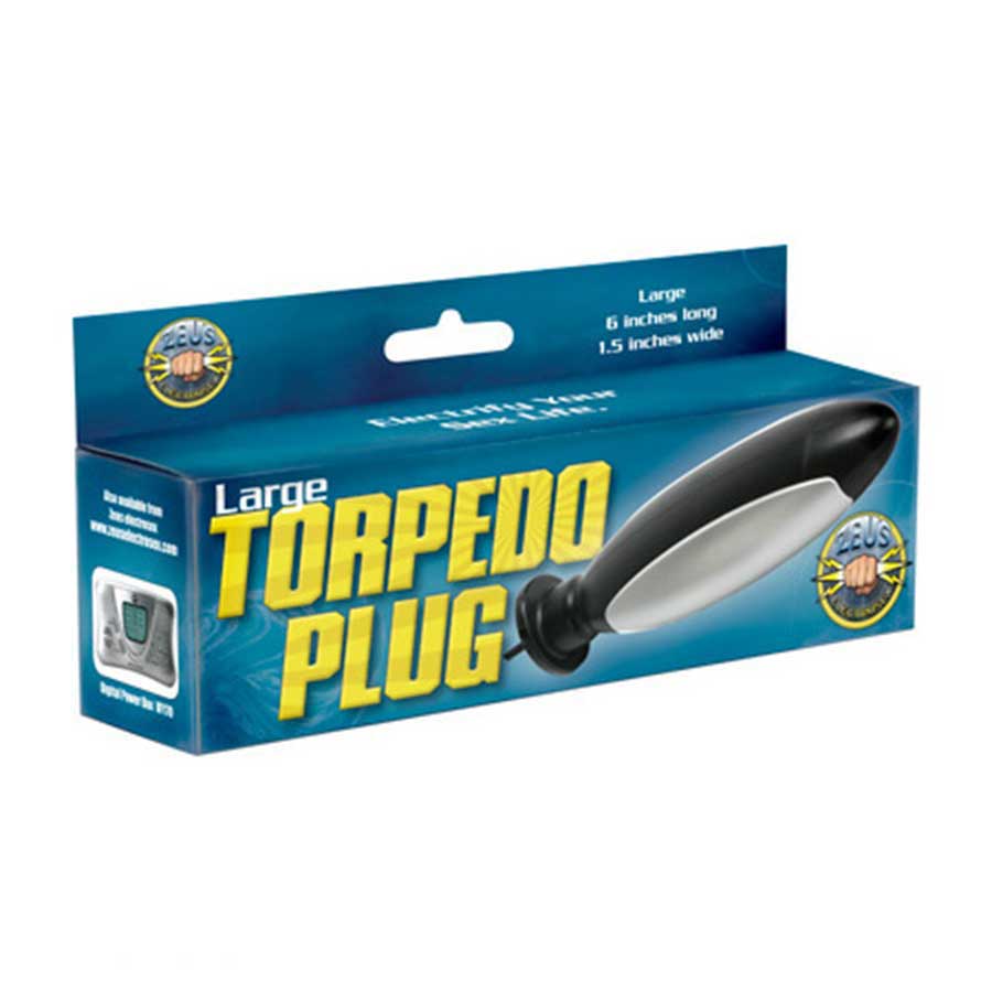 Zeus Electro-Stim Large Anal Torpedo Plug for Elextrosex Zeus Electro-Stim Large Anal Torpedo Plug for Elextrosex