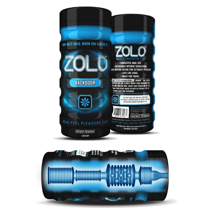 Zolo Male Masturbator Cup Backdoor Tight Anal Sleeve Zolo Male Masturbator Cup Backdoor Tight Anal Sleeve