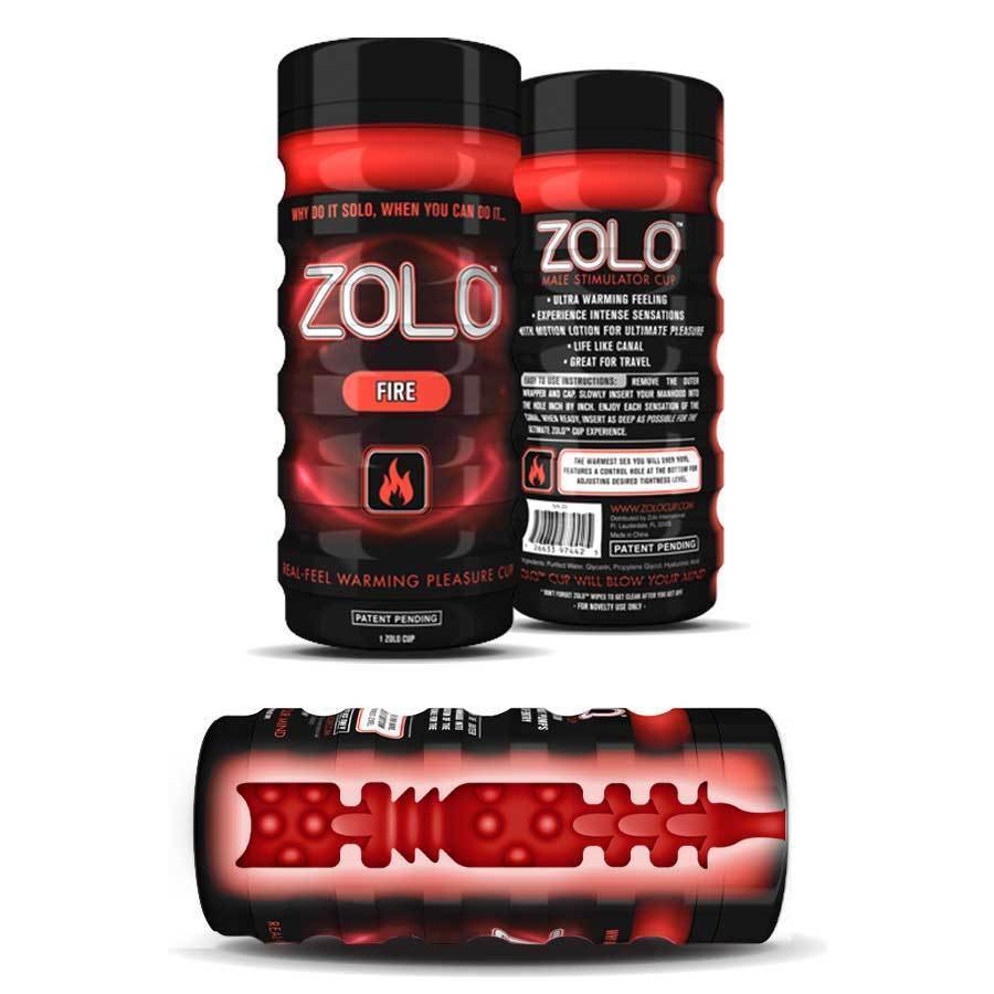 Zolo Male Masturbator Cup Fire Warming Sleeve
