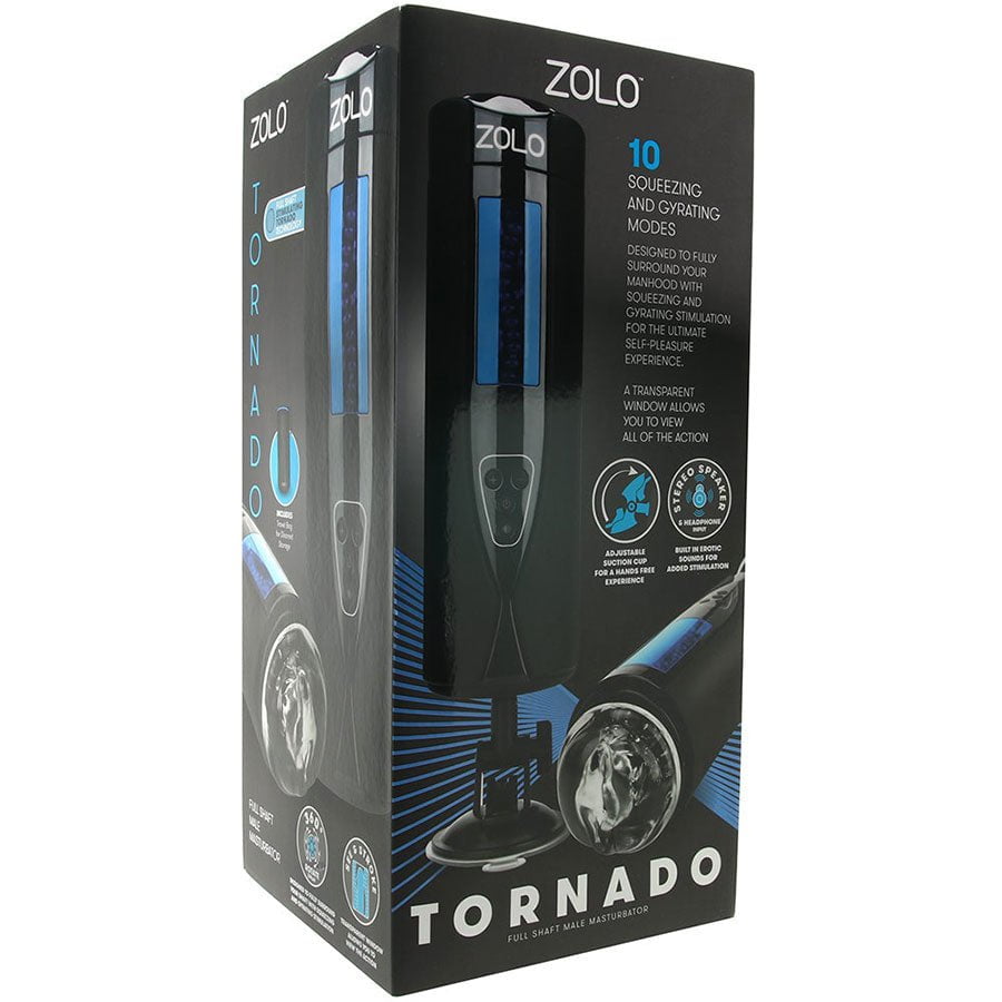 Zolo Tornado Rechargeable Full Shaft Male Masturbator Zolo Tornado Rechargeable Full Shaft Male Masturbator